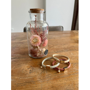 Combi Deal Armband met Flowers in a Bottle