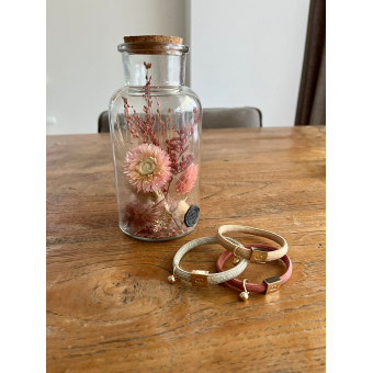 Combi Deal Armband met Flowers in a Bottle